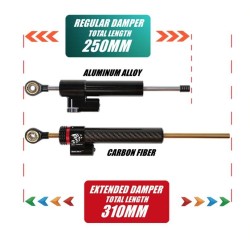 Amortisseur de direction pour Ausom DT2 Pro, L2, L2 Max, Kugoo F3 Plus ou similaire  - 13 
Compatibilite: prevu pour Ausom DT2 P
