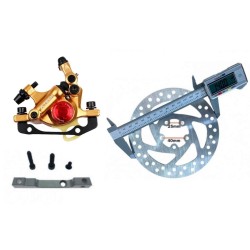 Kit frein complet Gold xTech pour Xiaomi M365, 1S, Essential, Pro2 ou M365 Pro. ZOOM xTech - 1