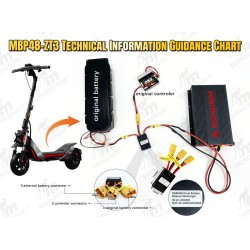 Externe accu Segway ZT3 Pro 48V 13.5Ah MBp48-ZT3 | Meer actieradius  - 1  