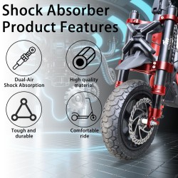Monorim MZ3 Plus Dual Air front suspension for Segway ZT3 improved comfort  - 12  