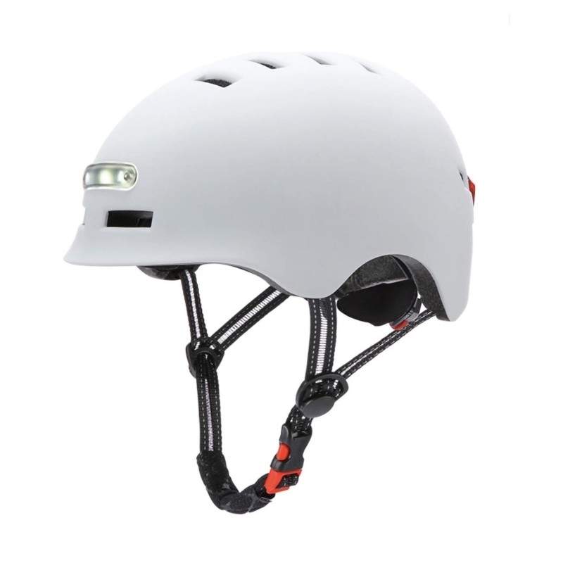Casco con luce anteriore e posteriore - batteria ricaricabile.  - 3 


 