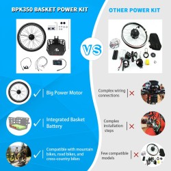 Monorim BPK350 ümberkonverteerimise komplekt motor 380w - aku kaasas  - 3 Monorim BPK350 e-jalgratta toitekomplekt, 380W – Muutk