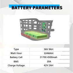 Monorim BPK350 komplet za pretvorbo motor 380w - baterija vključena  - 4 Monorim BPK350 power kit za električno kolo, 380W – Pre