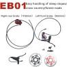Kompletter Monorim EB01 4-Kolben-Hydraulikbremssatz – Hebel, Bremssättel, Kabel und Bremsscheibe Monorim - 7 Kompletter Monorim 