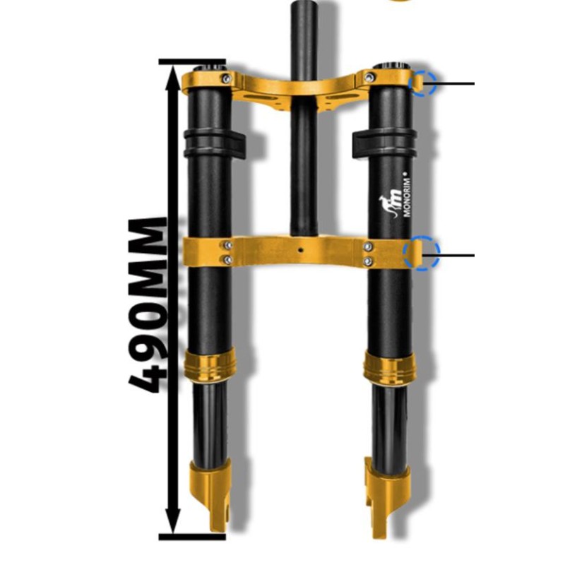Suspensión delantera Monorim MD0 Coil Spring 490mm x 165mm  - 5 
Compatibilidad: suspensión delantera Monorim MD0 Coil Spring 49