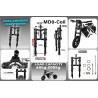 Suspensao dianteira Monorim MD0 Coil Spring 490mm x 165mm  - 16 
Compatibilidade: Monorim MD0 Coil Spring 490mm x 165mm para mon