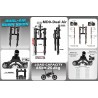 Monorim MD0 Dual Air Version 490mm x 165mm frontfjaring  - 13 
Kompatibilitet: for oppsett som krever 490mm x 165mm (sjekk passf