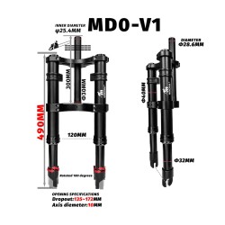 Predne odpruzenie Monorim MD0-V1 pre Xiaomi M365/Pro  - 11 
Kompatibilita: Monorim MD0-V1 pre Xiaomi M365/Pro a kompatibilne mod