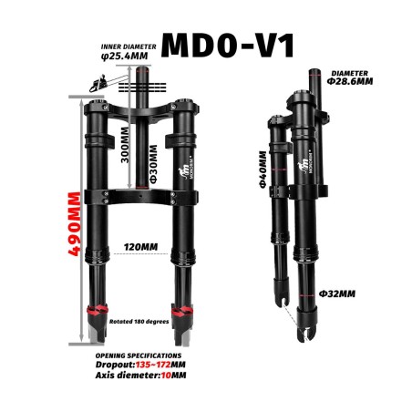 Monorim MD0-V1 priekine pakaba Xiaomi M365/Pro  - 11 
Suderinamumas: Monorim MD0-V1 Xiaomi M365/Pro ir suderinamiems modeliams.
