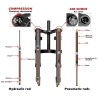Monorim MD0-V1 front suspension for Xiaomi M365/Pro  - 12 
Fitment: Monorim MD0-V1 kit for Xiaomi M365/Pro and compatible models