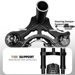 Suspension avant Monorim MD0-Super73Z pour vélo électrique Super73 Z  - 7 
Compatibilité : suspension avant Monorim MD0-Super73Z