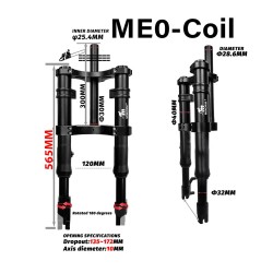 Framsuspension Monorim ME0 Coil spring version 565mm x 165mm  - 12 
Passform: ME0 Coil Spring 565mm x 165mm for kompatibla faste