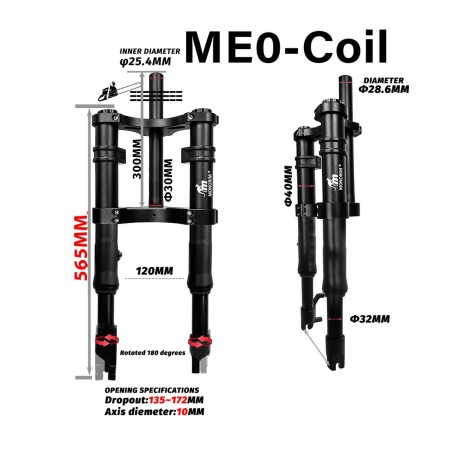 Predni odpruzeni Monorim ME0 Coil spring version 565mm x 165mm  - 12 
Kompatibilita: ME0 Coil Spring 565mm x 165mm pro kompatibi
