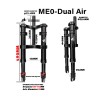 Monorim ME0 Dual Air Front Suspension 565mm x 165mm  - 7 
Fit: Monorim ME0 Dual Air front suspension 565mm x 165mm for upgrade b