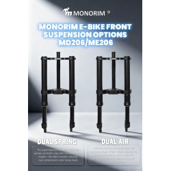 Forgaffel affjedring Monorim MD206 Dual Air version 490mm x 206mm  - 6 
Passer: MD206 Dual Air 490mm x 206mm til kompatible besl