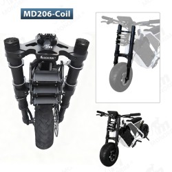 Suspensao dianteira Monorim MD206 Coil Spring version 490mm x 206mm  - 8 
Compatibilidade: suspensao dianteira Monorim MD206 Coi