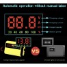 12V 2A batterilader for blybatterier 7Ah 12Ah 14Ah 20Ah  - 4 Hovedfunksjoner

Digital LCD-skjerm som viser spenning (V), strom (