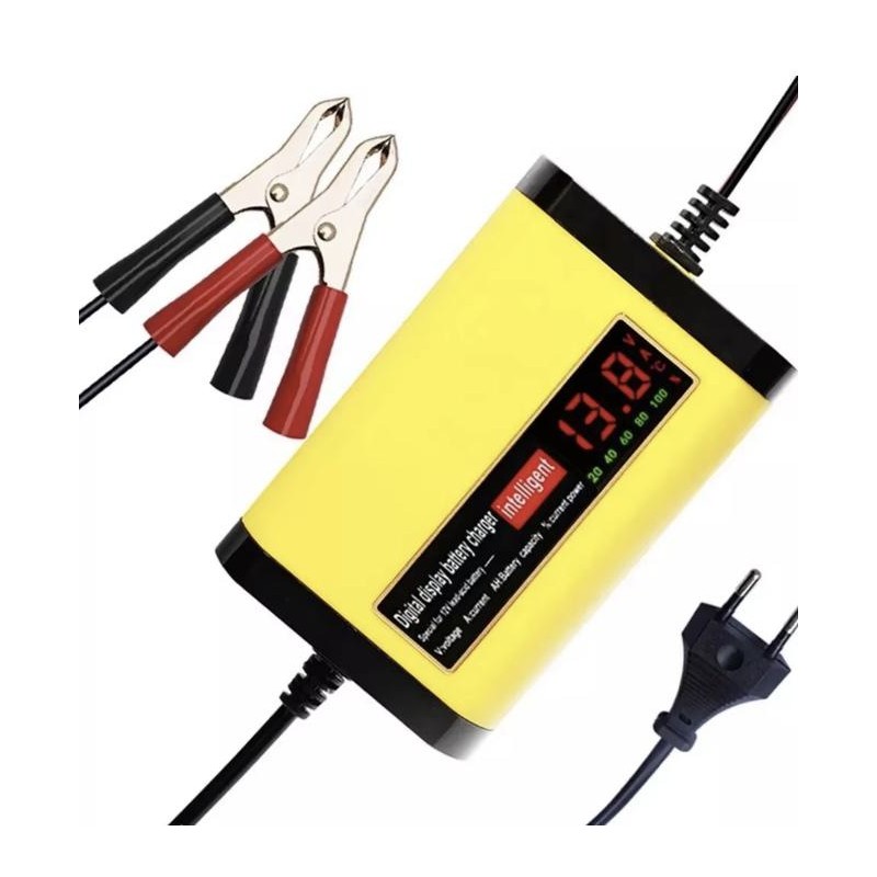 12V 2A polnilec za svinčeno-kislinske baterije 7Ah 12Ah 14Ah 20Ah  - 2 Glavne lastnosti

Digitalni LCD-zaslon za prikaz napetost