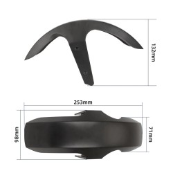 Predný blatník pre kolobežku Xiaomi 5 MAX  - 1  