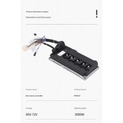 Sinusines bangos elektrines transporto valdiklis 60V-72V 3000W 80A Monorim MC80A  - 7 Sinusinės bangos elektrinės transporto pri