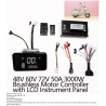 Kit controleur moteur sans balais onde sinusoidale 48V 84V 50A 3000W avec accelerateur et ecran  - 13 Liste des produits

Contrô