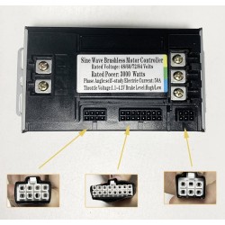 Kit controleur moteur sans balais onde sinusoidale 48V 84V 50A 3000W avec accelerateur et ecran  - 14 Liste des produits

Contrô