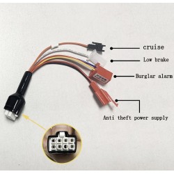 Sinusboelge brushless motorkontroller kit 48V 84V 50A 3000W med gass og display  - 15 Produktliste

50A kontroller + 1 gasshandt