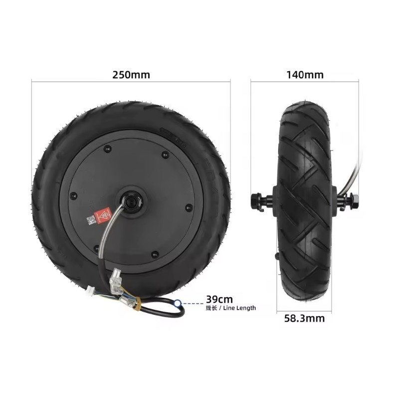 Motor dlia samokata Xiaomi 5 sumisnyi, zapchastyna z vysokym momentom  - 1 Chitka sumisnist: dlia Xiaomi 5 ta podibnykh elektros