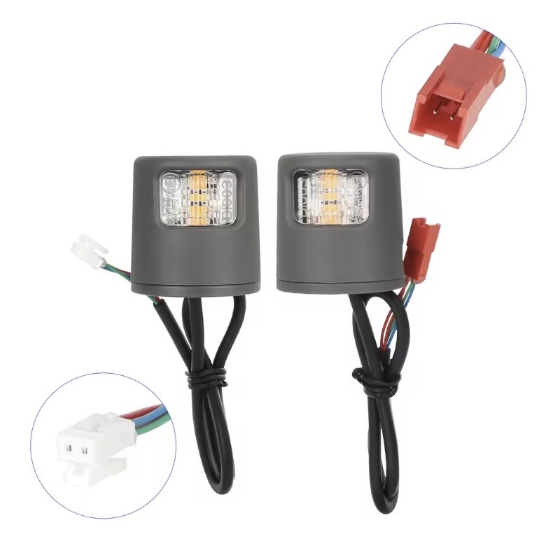 LED povorotnyky dlia skutera Xiaomi 5/5 Pro/5 Plus/5 Max chy podibnoho - komplekt signalizatsii ta bezpeky  - 1 
Chitka sumisnis