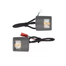 Luci LED intermittenti per monopattino Xiaomi 4 Lite 2nd o simile, kit segnalazione e sicurezza  - 3 Compatibile con Xiaomi 4 Li
