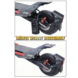 Monorim MZR3 Pro leges lengescsillapito Segway ZT3 elektromos rollerhez 145mm es 165mm  - 6  