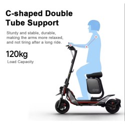 Seat with 10L storage box for Segway E3, E3 Pro, F3, ZT3 Pro and similar  - 2 
Compatibility: seat with 10L storage box for Segw