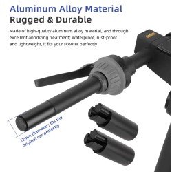 Extensores de aluminio para el manillar de Ninebot Max G30 series o similar  - 4  