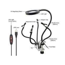 Welding Stand With Magnifying Glass  - 2  