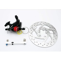 Kit completo de frenos pinza xTech negro para Xiaomi M365, 1S, Pro2 o M365 Pro ZOOM xTech - 1