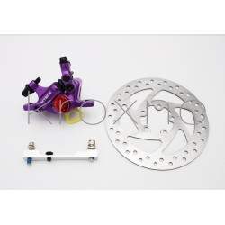 Complete purple xTech brake kit for Xiaomi M365, 1S, Essential, Pro2 or M365 Pro. ZOOM xTech - 4 
Zoom Xtech HB100 complete brak