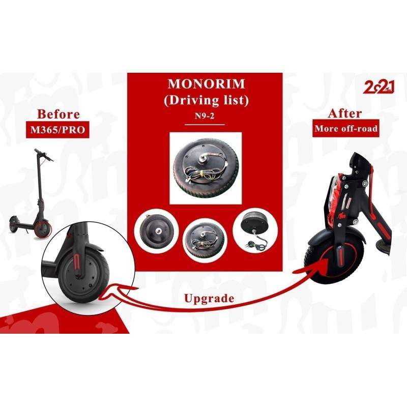 Motore ad alta coppia 48v 500w IP67 per Xiaomi M365, 1s, Pro2 e M365 PRO Monorim - 1 Motore ad alta coppia 48v 500w IP67 per Xia