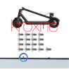 Tornillos De La Tapa De Bateria Para Patinete Xiaomi M365 / Pro KROXNE - 2  
