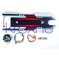 Monorim fedélzet ALD WDL / alap elektromos robogókhoz led lámpákkal és bal/jobb irányjelzőkkel Monorim - 8 Alap LED lámpákkal és