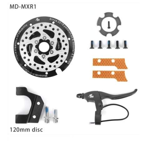 Specific Monorim MD MXR1 350w/500w engine cover kit to upgrade to disc brake. Monorim - 8 Monorim MD MXR1 350w/500w upgrade your