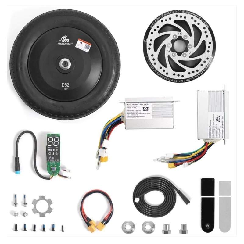 DUAL52 AWD -päivityssarja PACK U5 2.0:lle Xiaomin sähköskoottereille - DUAL MOTOR -sarja Monorim - 37 DUAL52 AWD -päivityssarja 