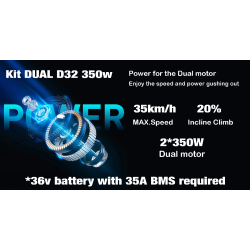 Kit Dual Monorim D32 350w pentru scutere electrice Xiaomi sau similar. Monorim - 1