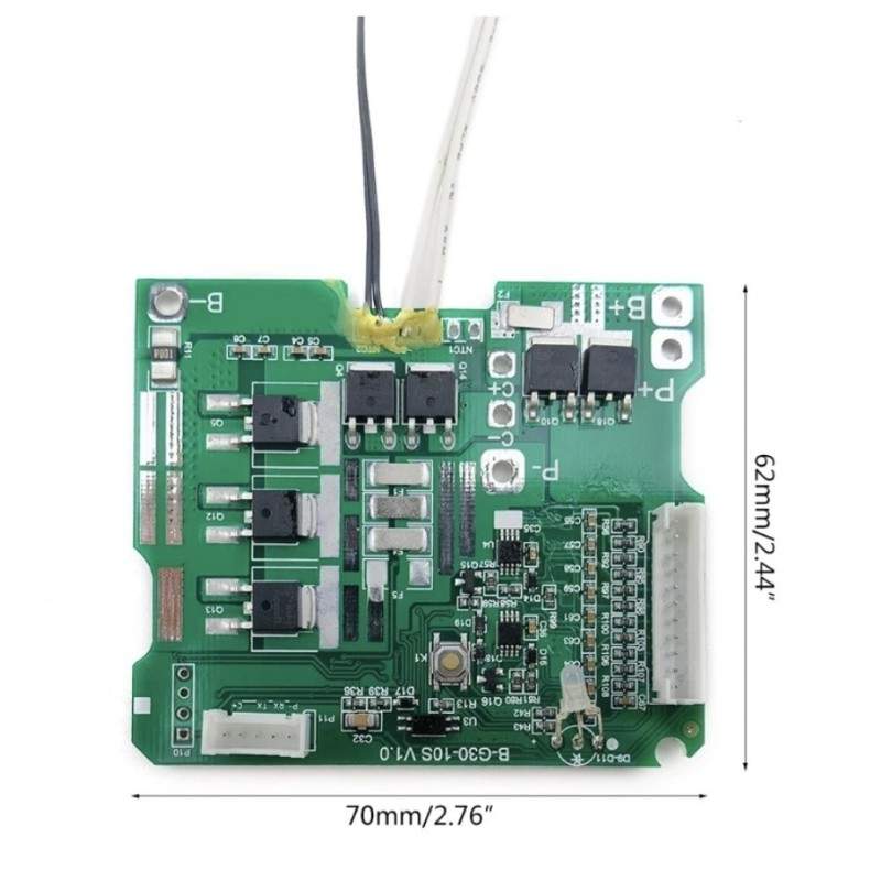 Placa BMS compatível com a bateria Ninebot Max G30 todos os modelos. Segway - Ninebot - 1 Placa BMS compatível com a bateria Nin