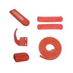 Kit di protezioni in silicone più copricavi e gancio per borse.  - 2 Kit di protezioni in silicone più copricavi e gancio per bo