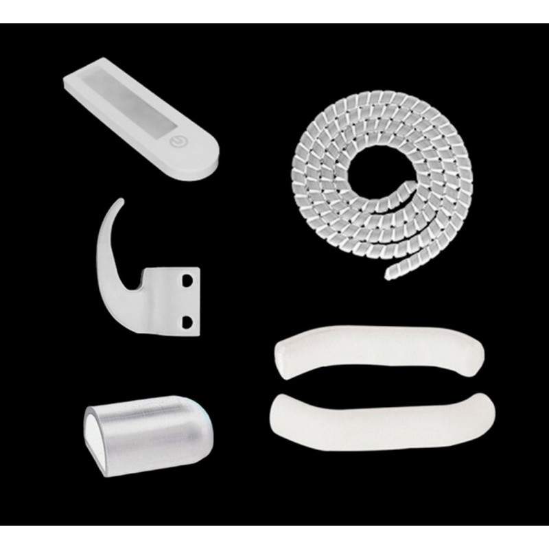 Szilikon védő készlet, kábelburkolatok és horog a táskákhoz.  - 3 Szilikon védő készlet, kábelburkolatok és horog a táskákhoz.
E