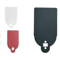 Suporte para instalar o número da licença ou um adesivo refletivo  - 1 Suporte para instalar o número da licença ou um adesivo r