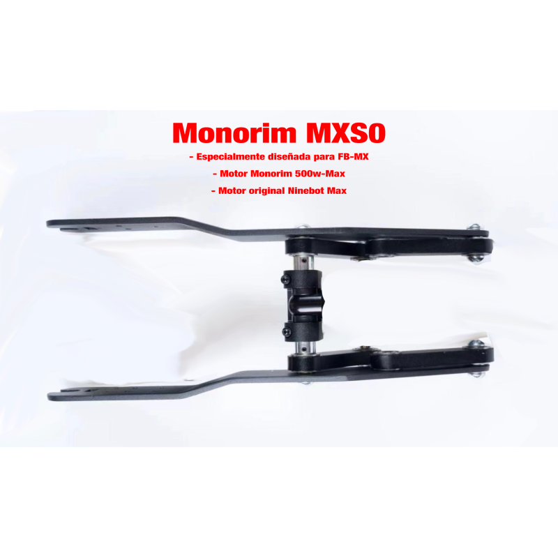 Monorim MXS0 conçu pour installer le kit FB-MX ou un moteur 500w-Max ou G30 Max - Suspension avant pour Ninebot Max Monorim - 1 