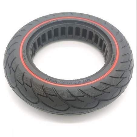 Drox 10 x 2,125 Pulged Solid Tire (Very Light Sound Wheel)  - 1 
Install 10 Pulged solid tires - don't click anymore.
If you pre