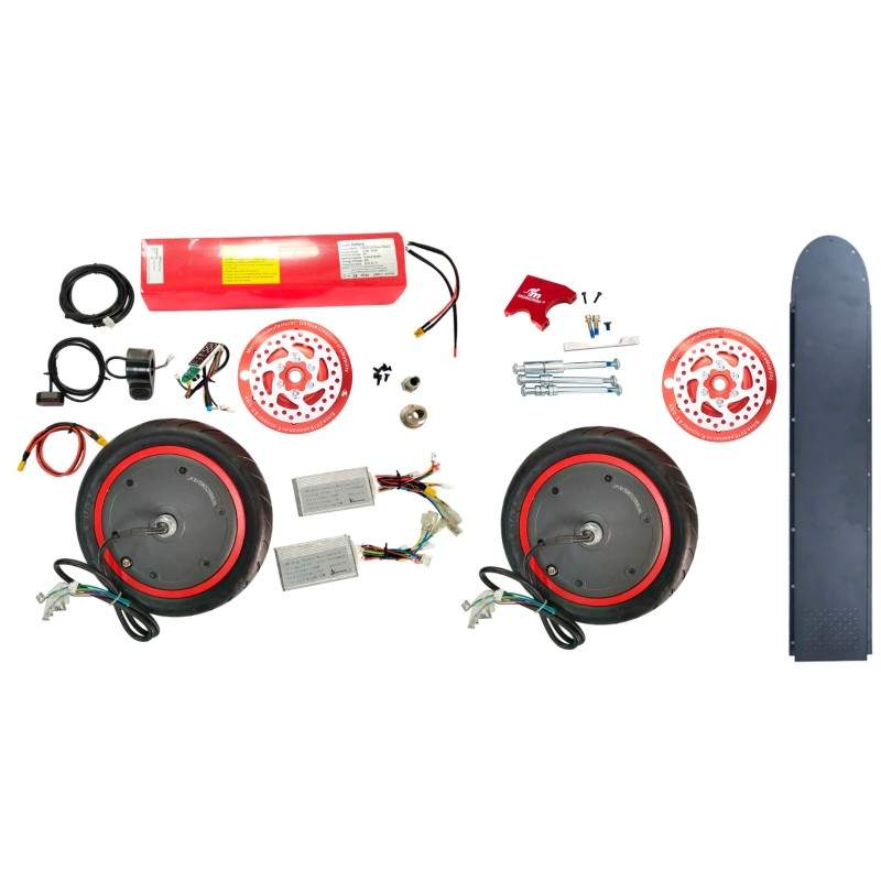 Monorim Dual32 Ultra (inkluderar två 350w motorer) Monorim - 1 36v 14400mah batteri med 30Ah BMS
Den innehåller två nominella 35