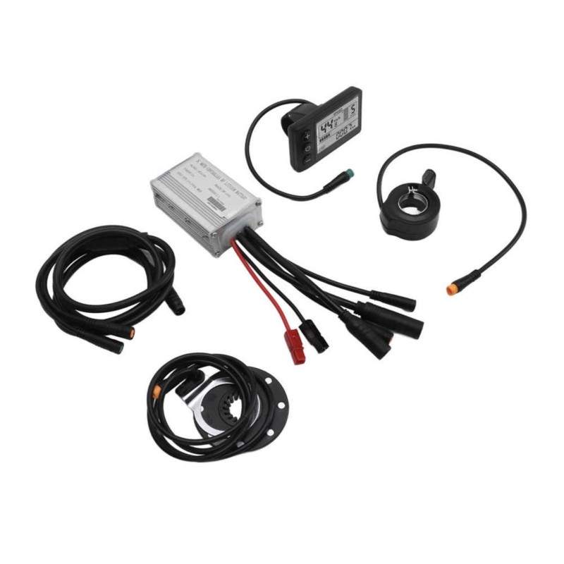 Kit completo de controlador à prova d'água para bicicleta elétrica com painel S866 na versão 36v e 48v KROXNE - 1 Kit completo d